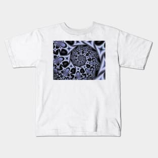 Flowers and Diamonds Monochrome Kids T-Shirt